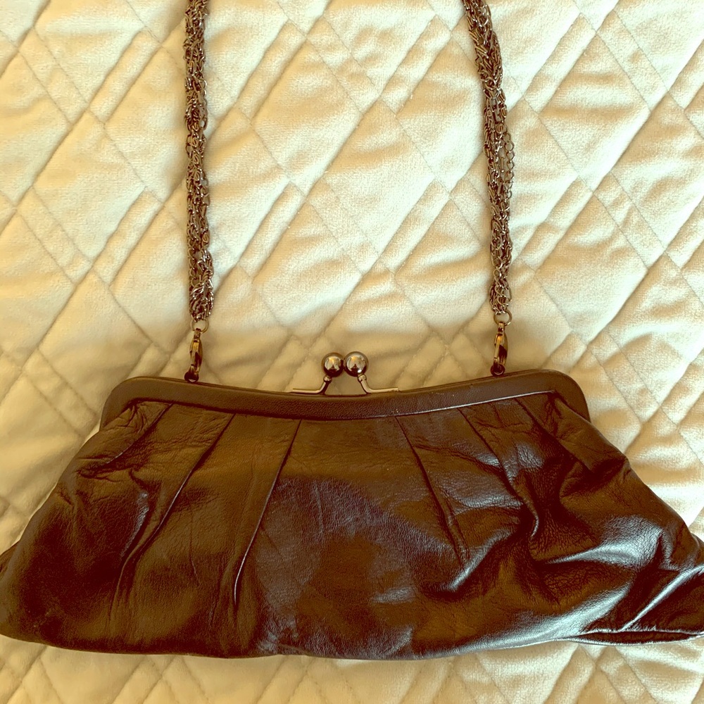 Franchi evening bag clutch black